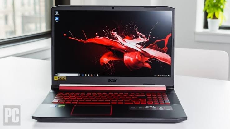 Acer Nitro 5 gaming laptop showing side exhaust vents and port arrangement